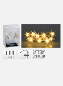 Slynge med 10 stjerner - batteridrevet