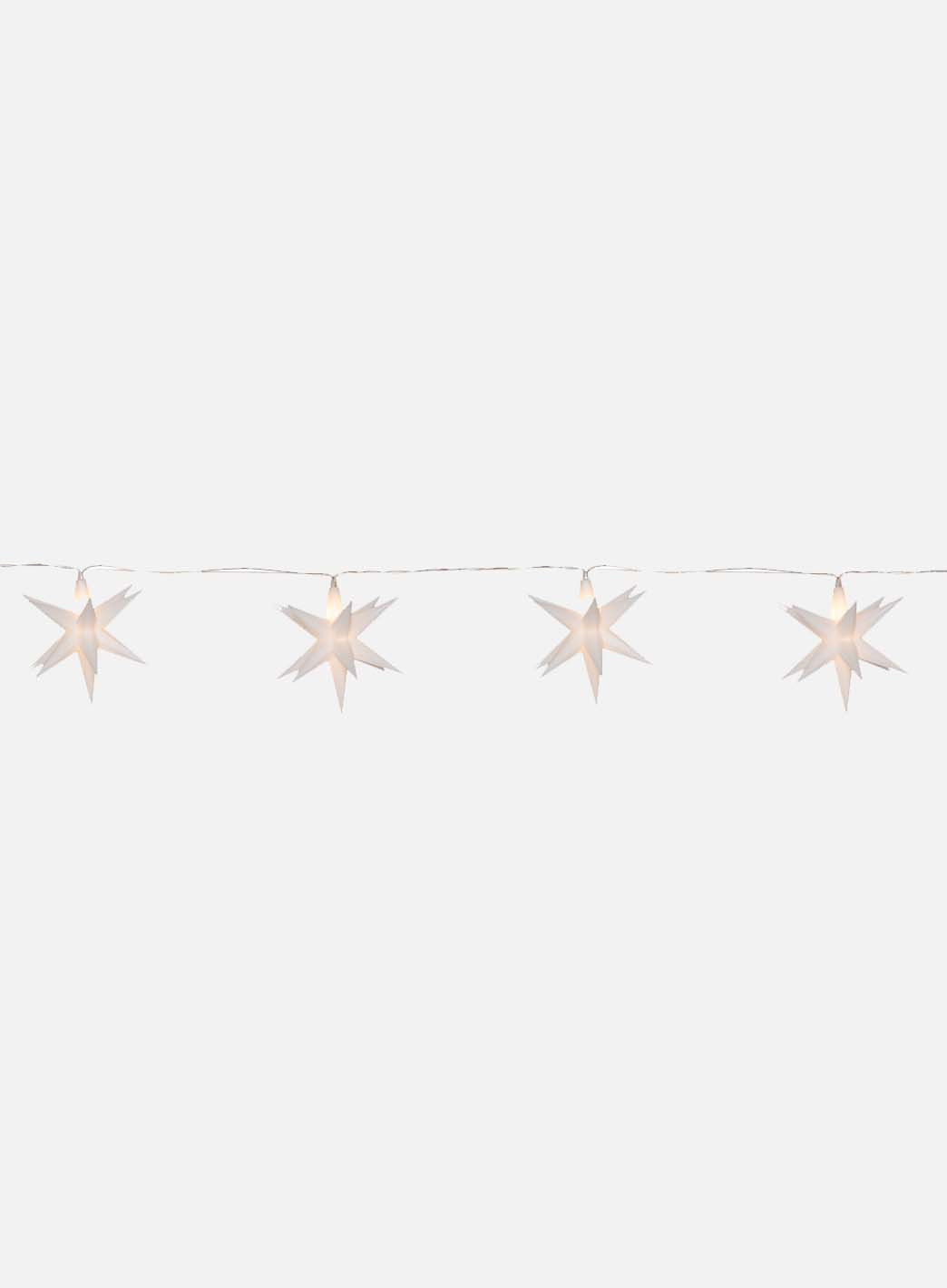 Lyslenke Desember batteri 8 stjerner | lyslenke