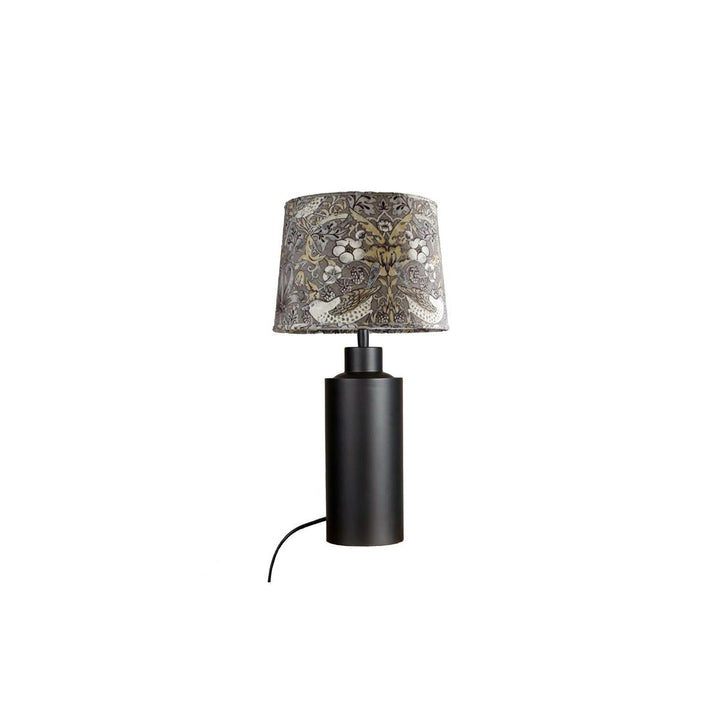 Solo bordlampe med mønstret skjerm - h48