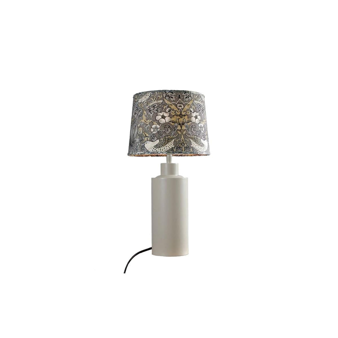 Solo bordlampe med mønstret skjerm - h48