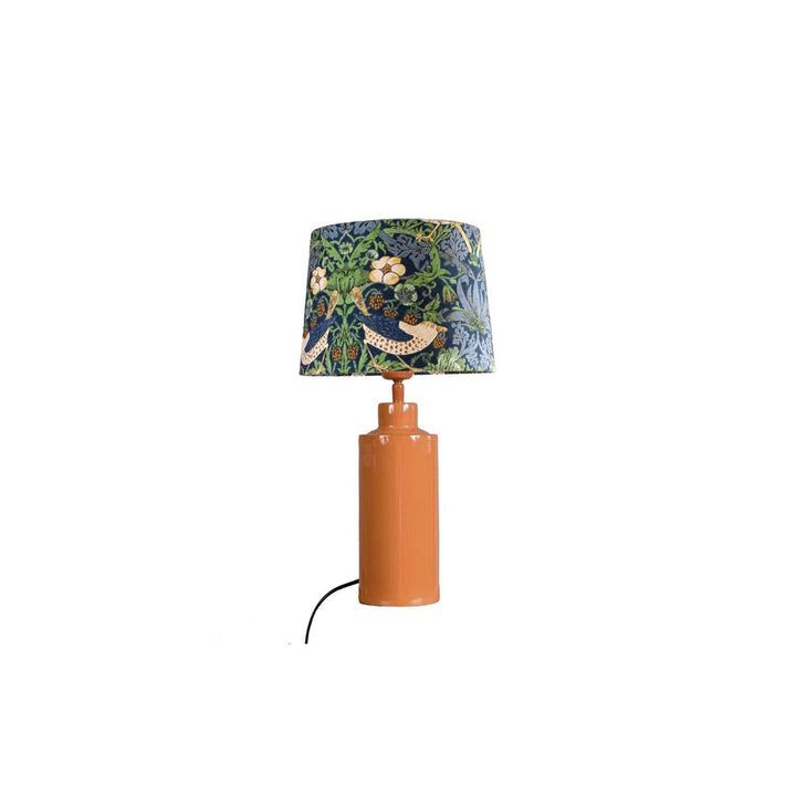 Solo bordlampe med mønstret skjerm - h48