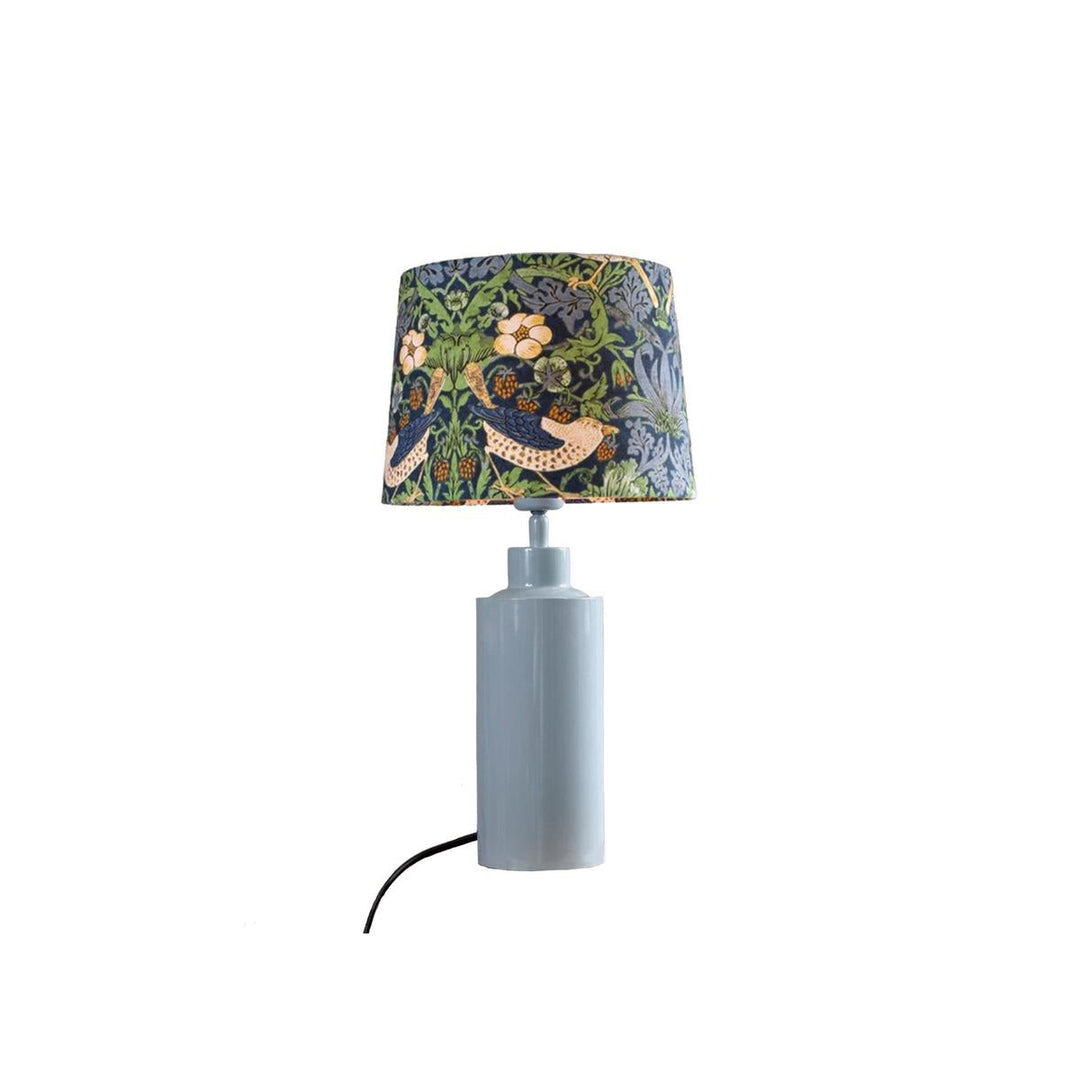 Solo bordlampe med mønstret skjerm - h48