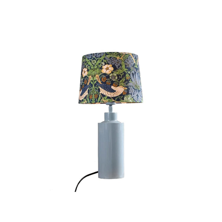 Solo bordlampe med mønstret skjerm - h48