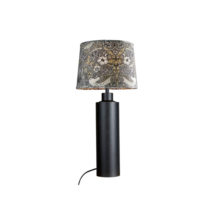 Solo bordlampe med mønstret skjerm - h58