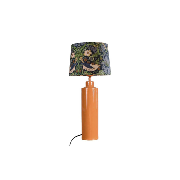 Solo bordlampe med mønstret skjerm - h58