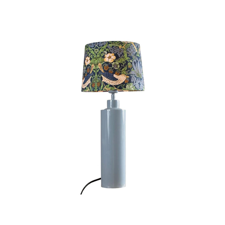 Solo bordlampe med mønstret skjerm - h58