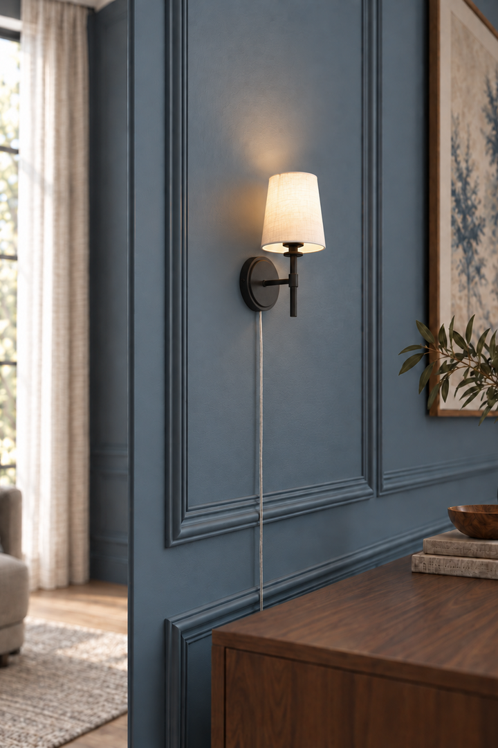 Verbier vegglampe - m/skjerm