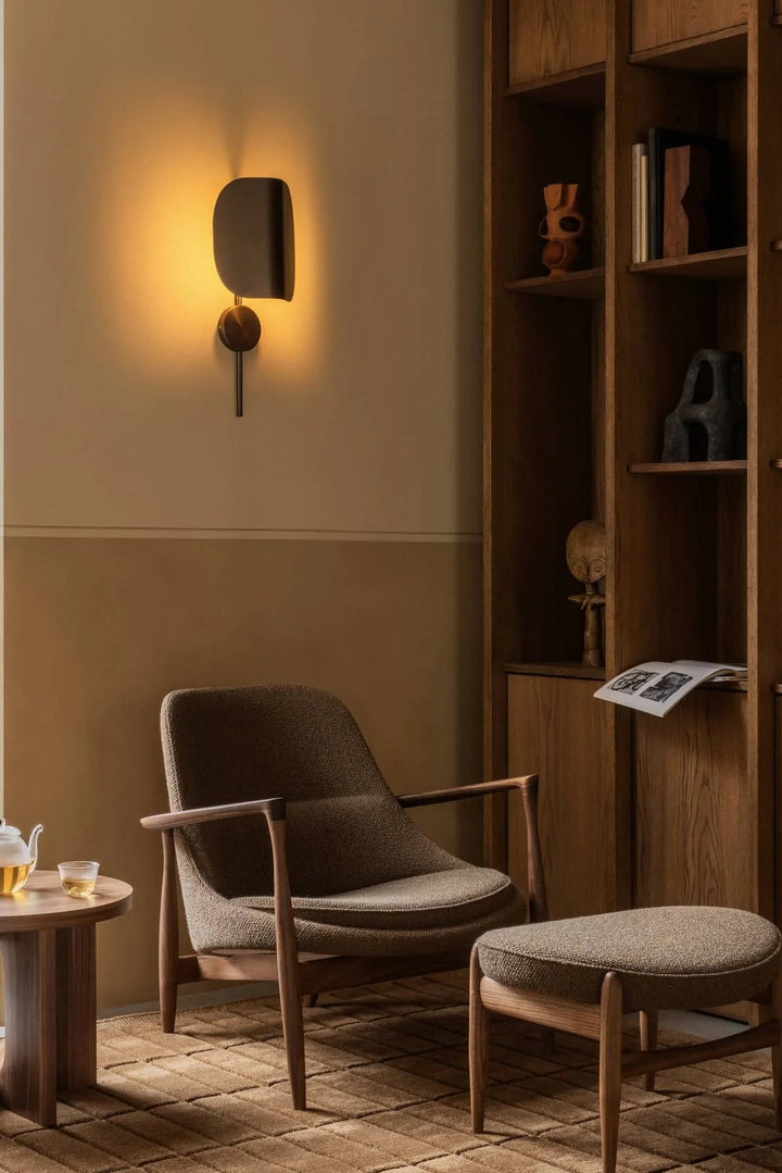 Wing vegglampe - med ledning og bryter