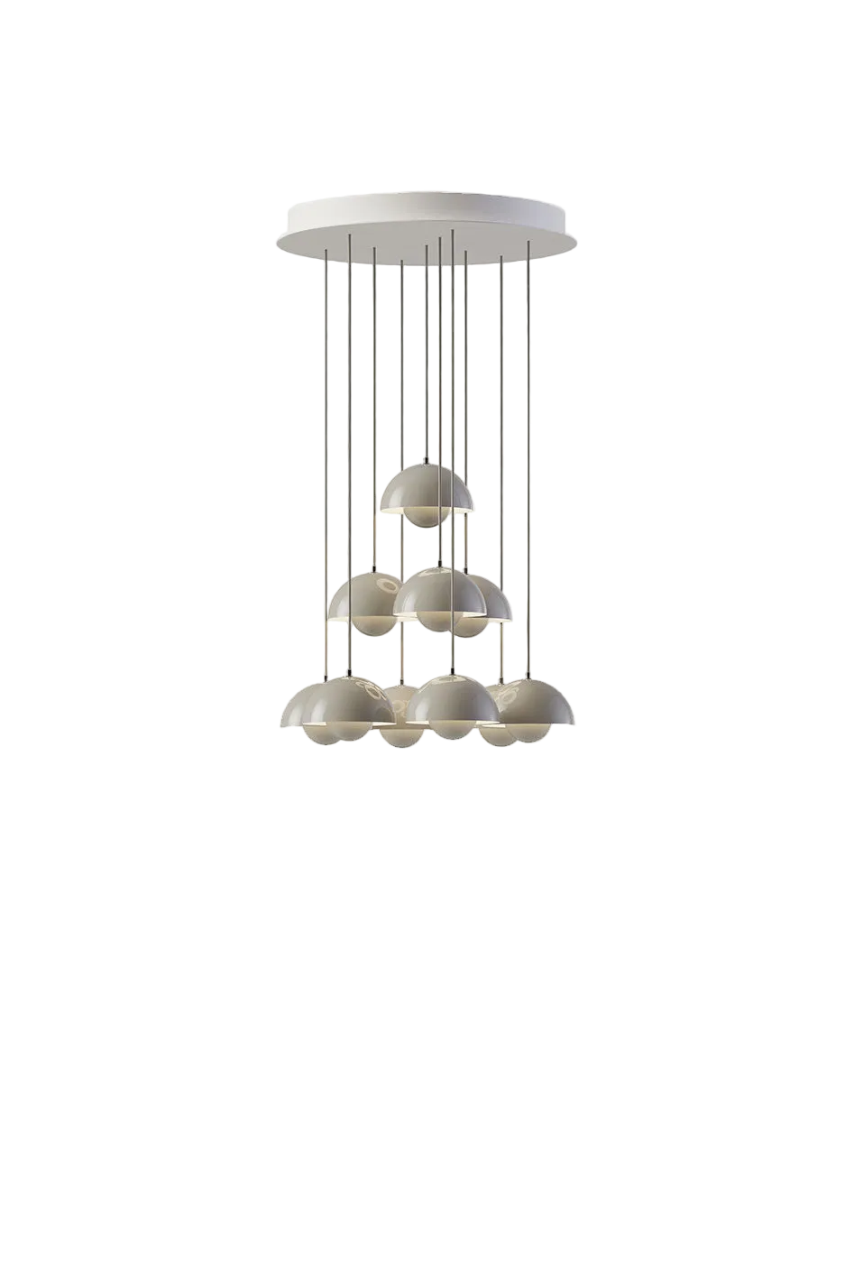 Flowerpot Chandelier VP10 10-lys Ø53