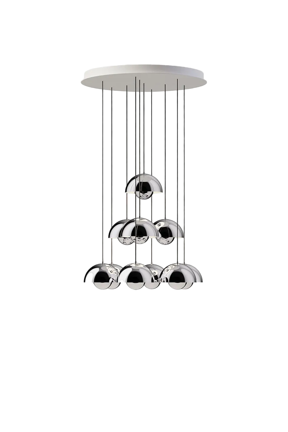 Flowerpot Chandelier VP1 10-lys Ø77