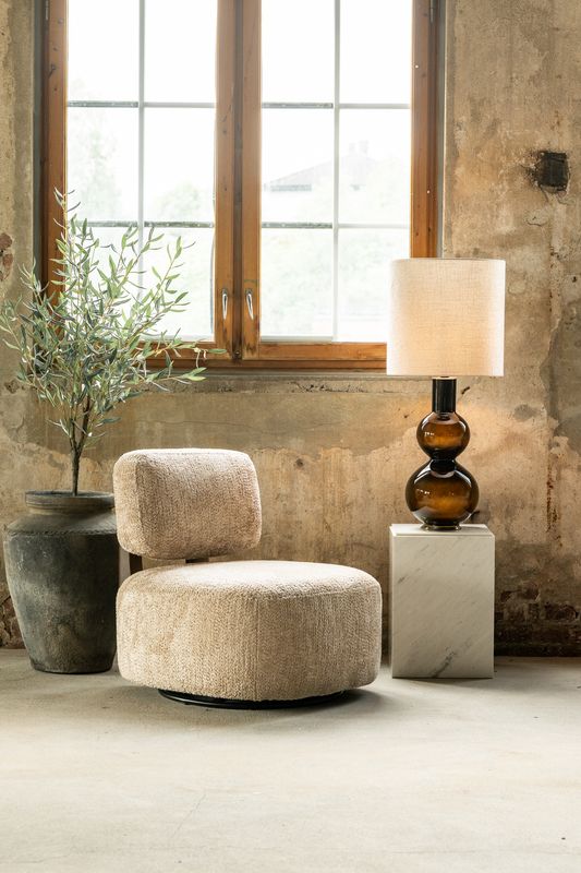 Augusta bordlampe, m/Denver sand skjerm