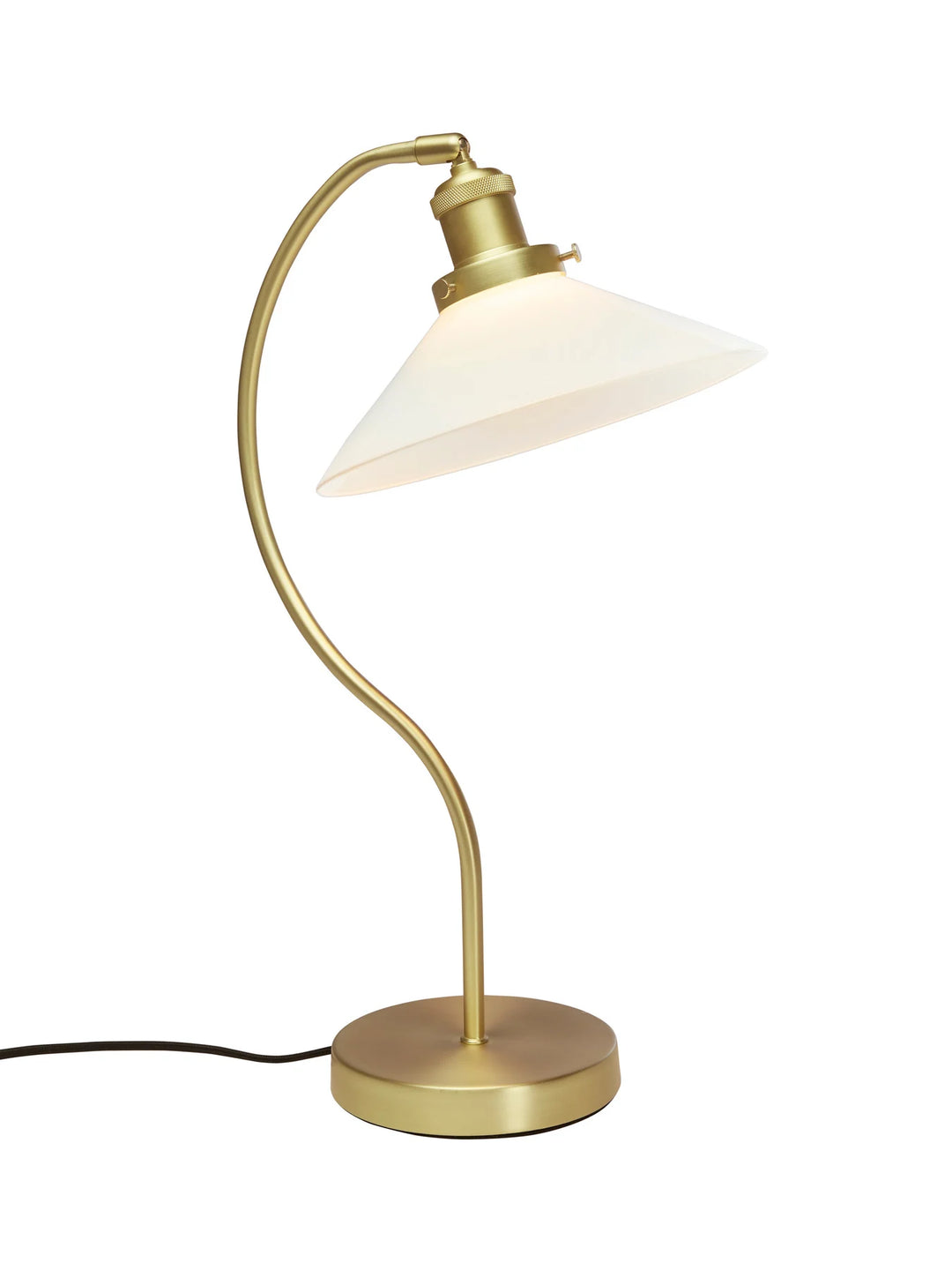Axel bordlampe med glasskjerm