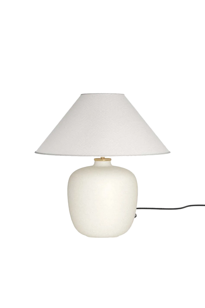 Torso bordlampe m/skjerm - stor - 3-trinns dimmer