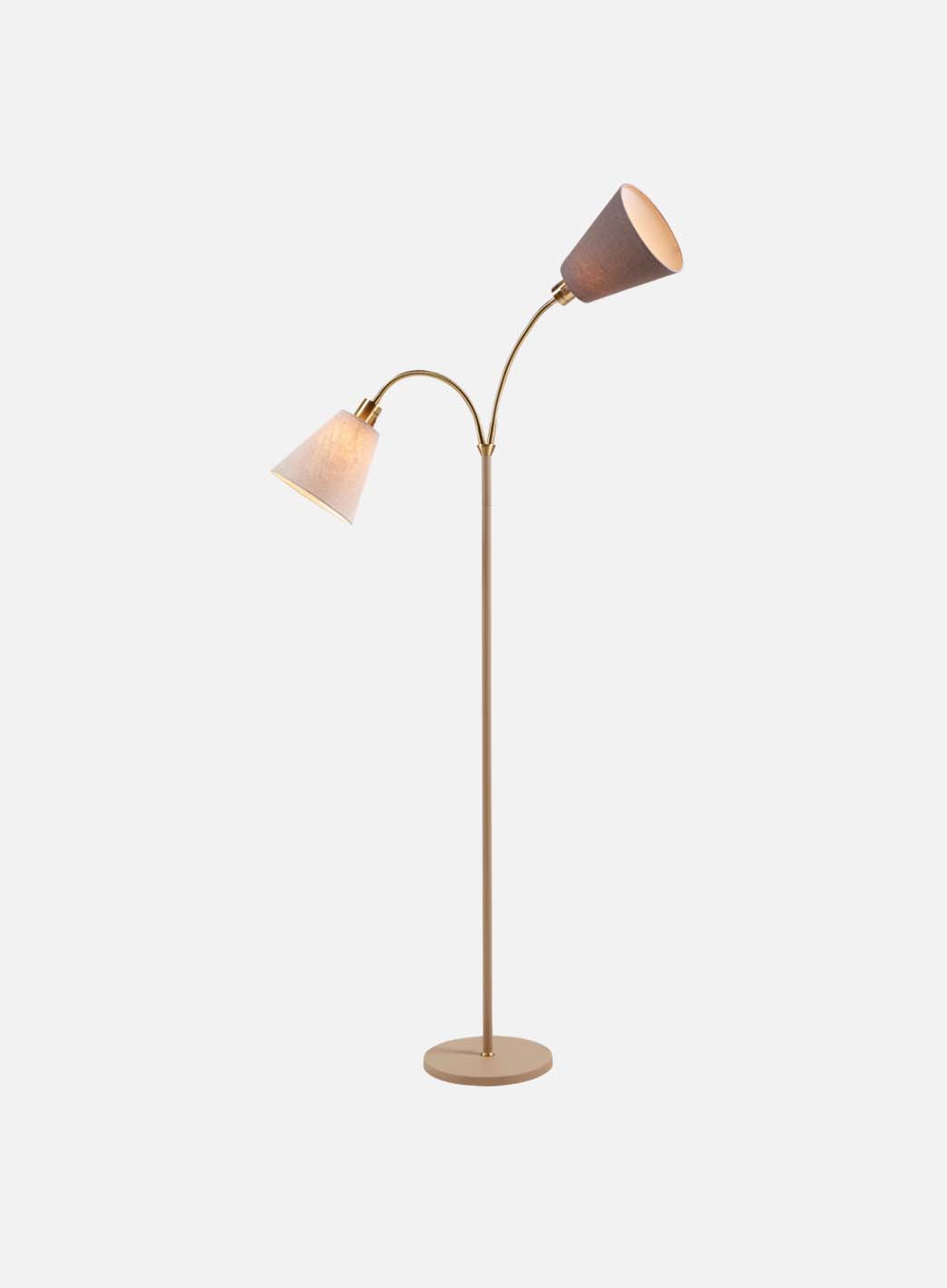 Connie 2-lys gulvlampe u/skjerm