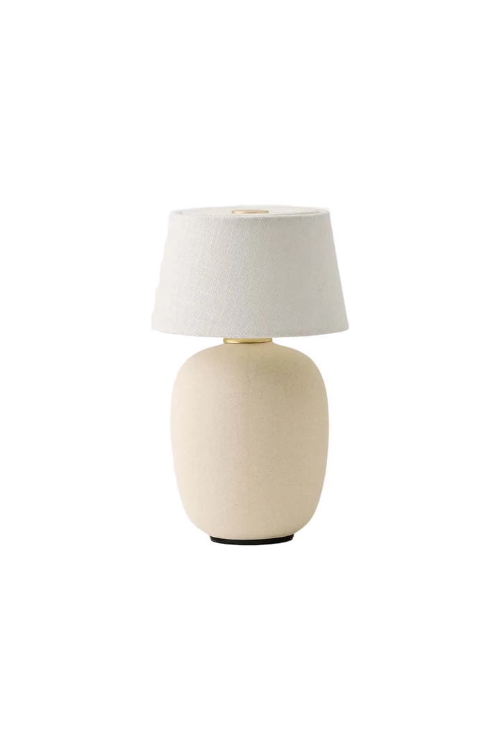 Torso oppladbar bordlampe - liten - 3-trinnsdimmer