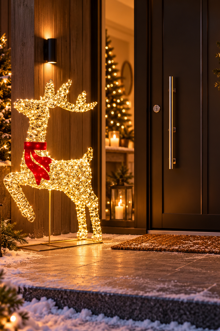 Oh Deer m/sløyfe - h88 med timer IP44