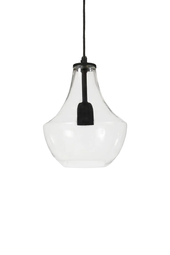 Hamilton taklampe sort/klar - ø21