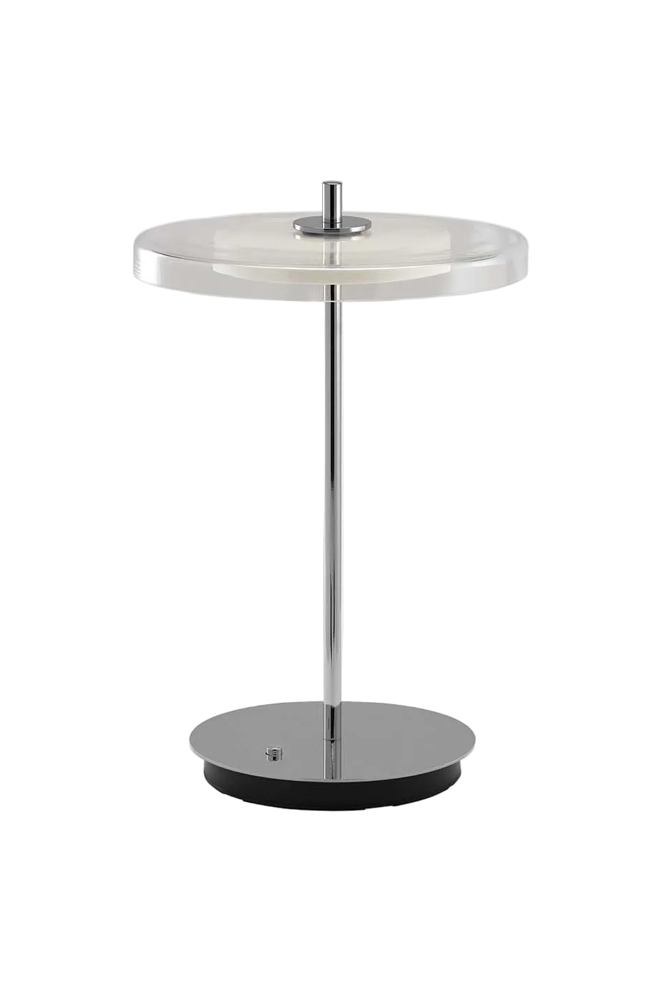 Asteria Move oppladbar bordlampe - glass