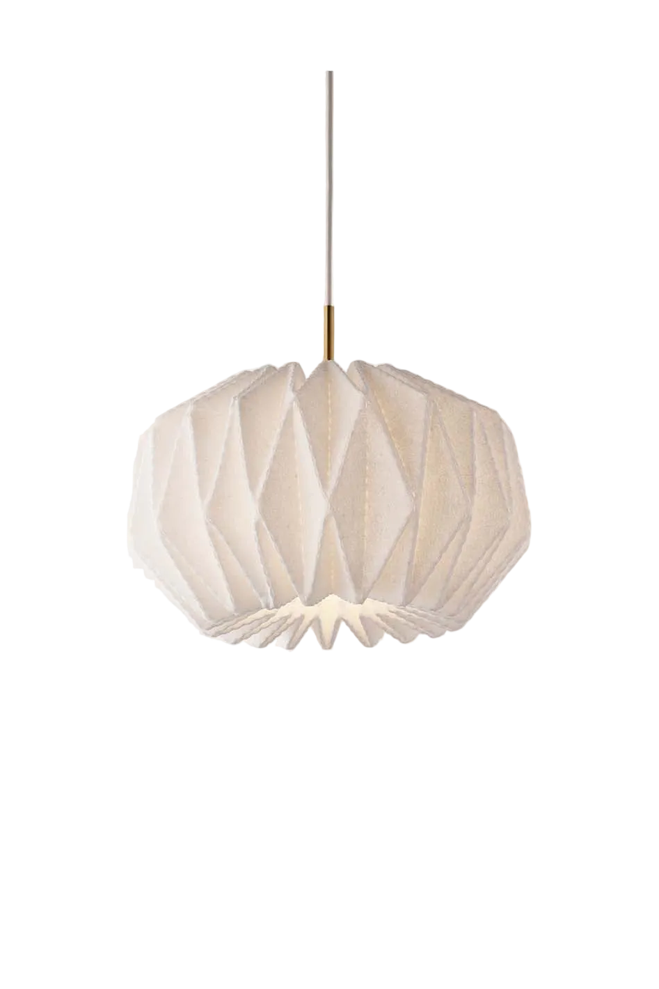 Softly pleated medium Ø42