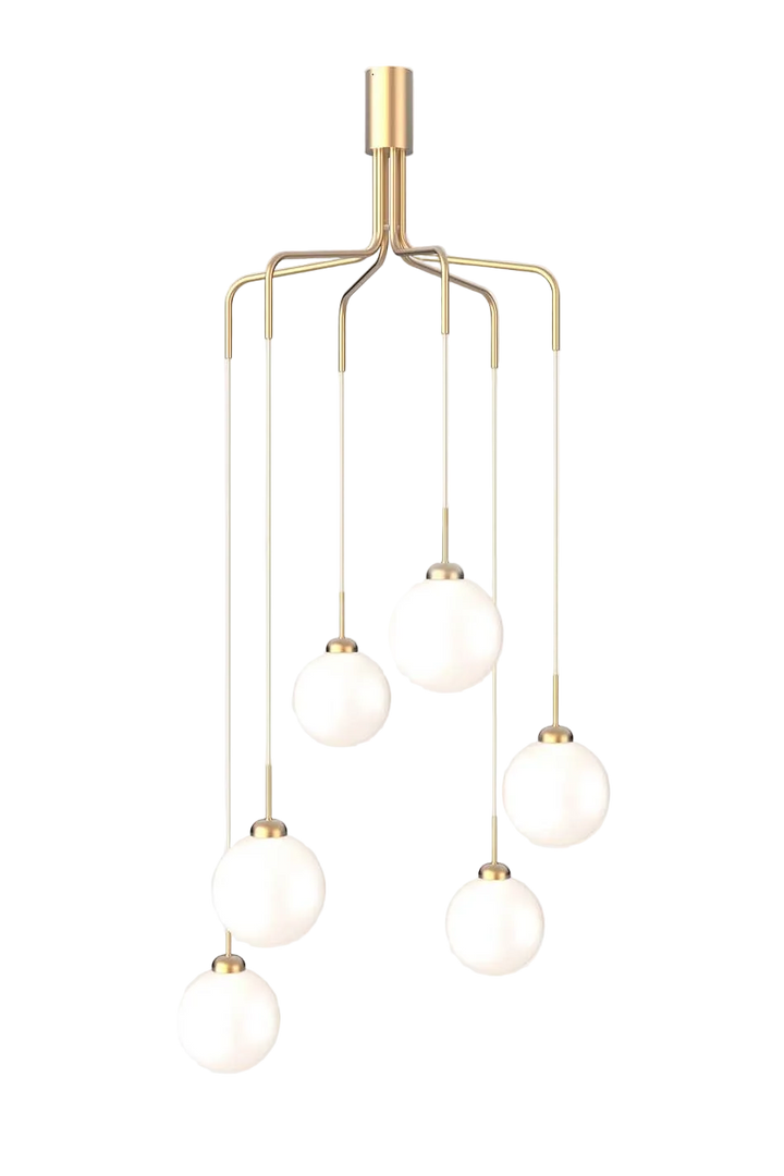 Apiales Cluster 6 taklampe - 6 lys klynge