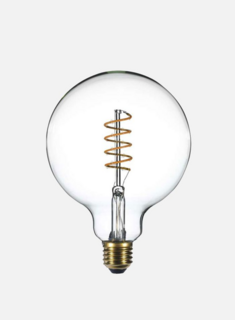 Globe G125 E27 4W LED lyspære - spiral