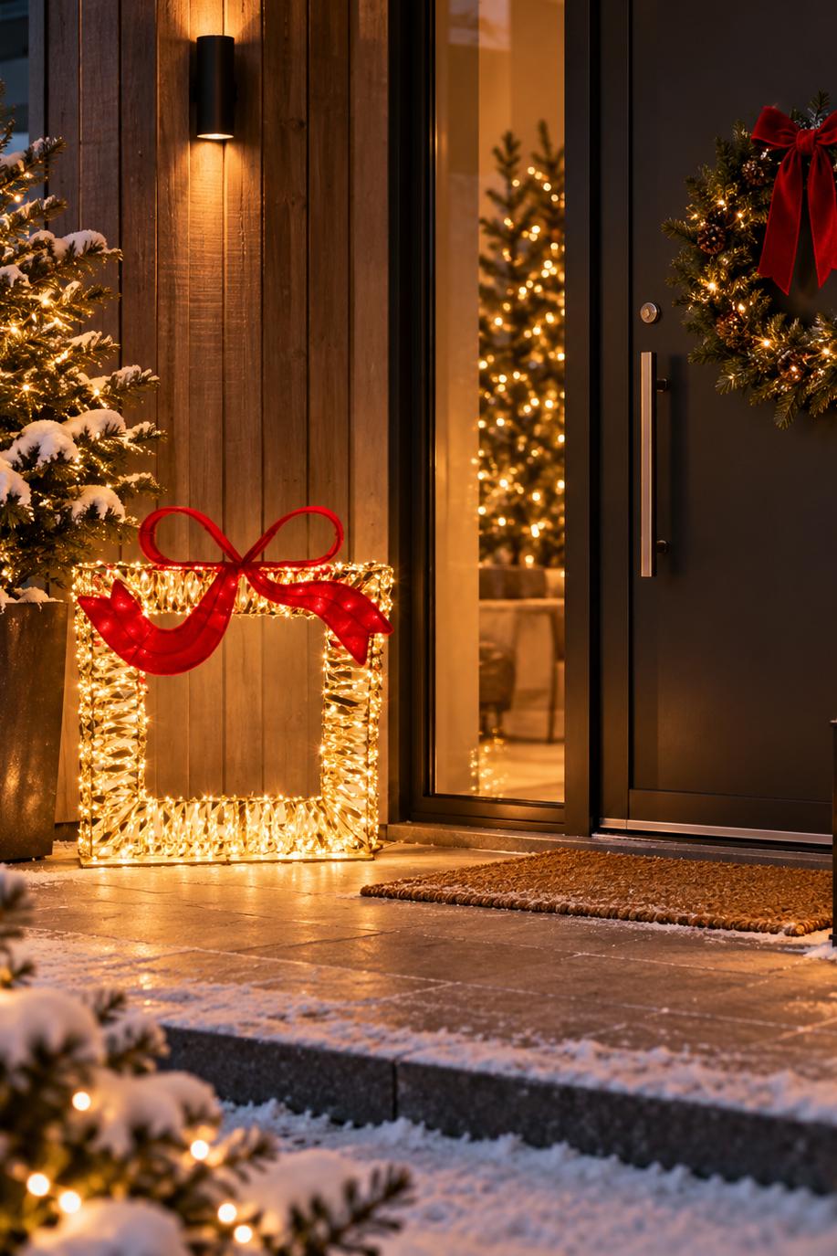 Golden Gift m/sløyfe - h63 m/timer IP44