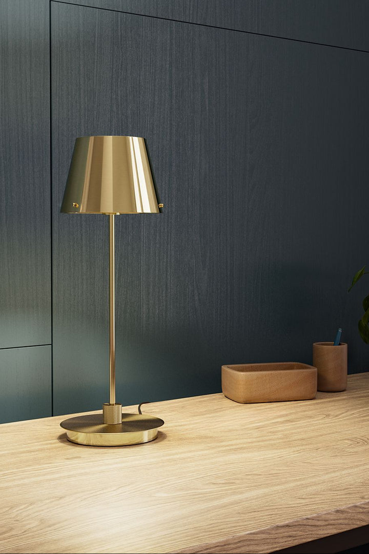 Gil il grande bordlampe - m/metallskjerm - h39,5
