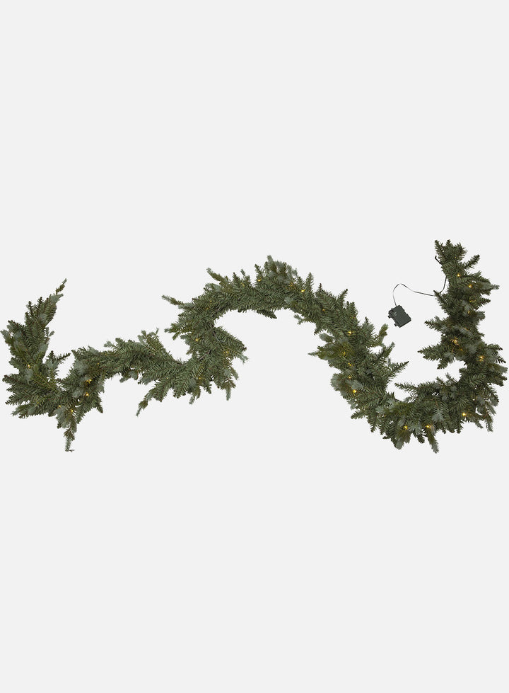 Greyland girlander med lys - 300cm - batteridrevet
