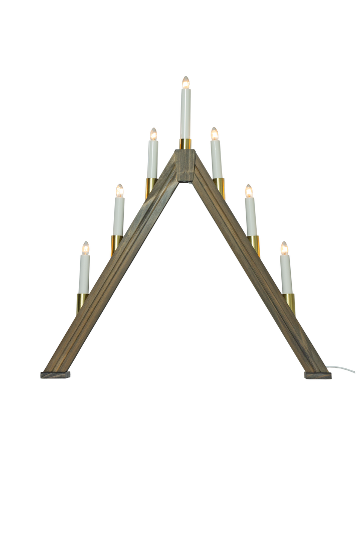 Halland adventstake 7-lys - sammenleggbar