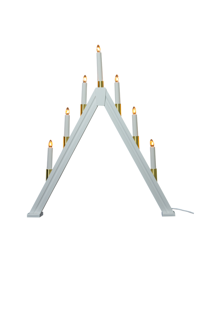 Halland adventstake 7-lys - sammenleggbar
