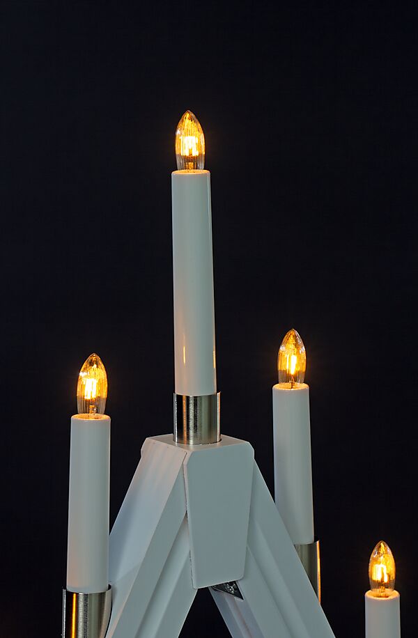 Halland adventstake 7-lys - sammenleggbar