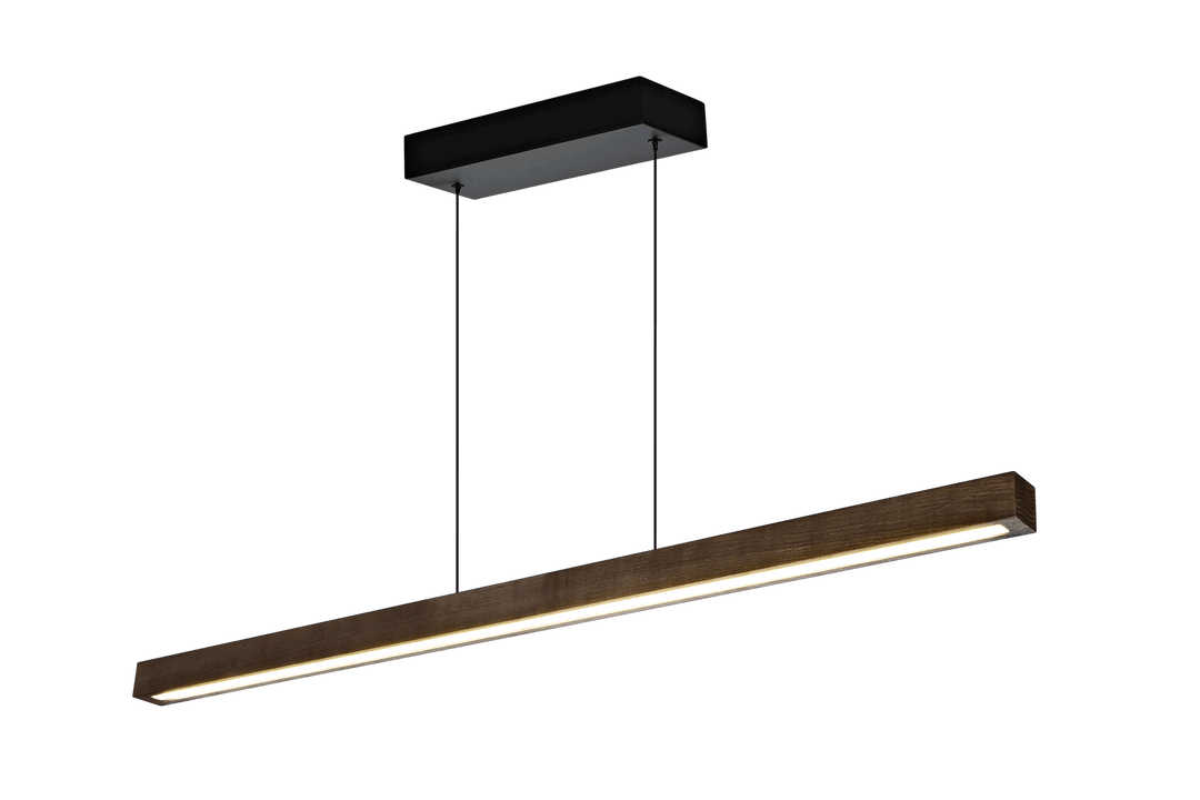 Linea langbordslampe - 100cm - treverk dimbar