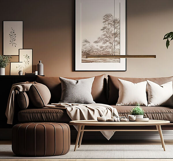 Linea langbordslampe - 100cm - treverk dimbar