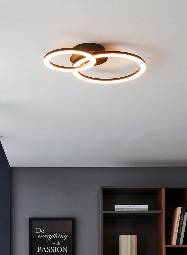 Parrapos-z taklampe 2-lys roterbar