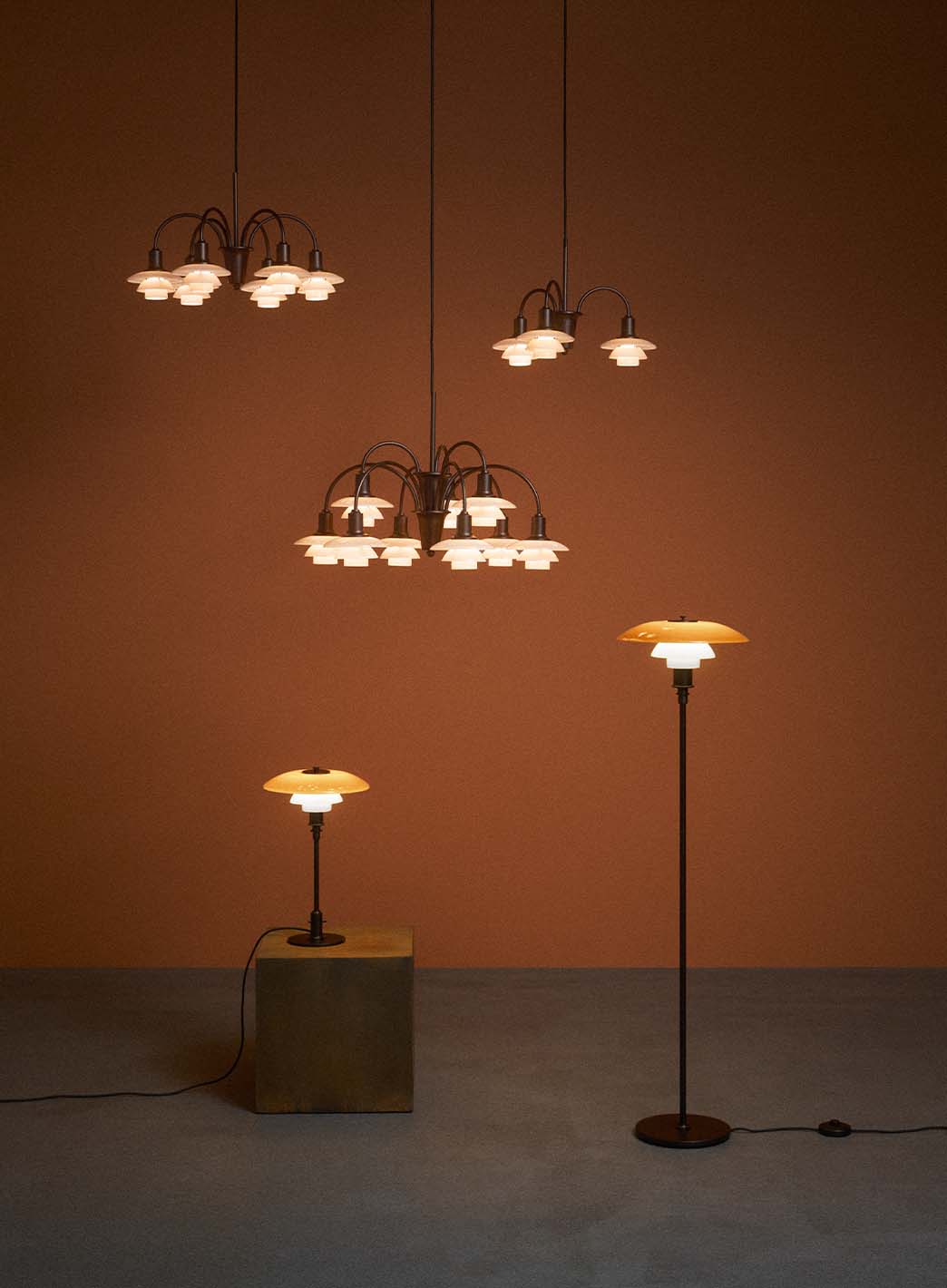 PH centenary gulvlampe, full collection
