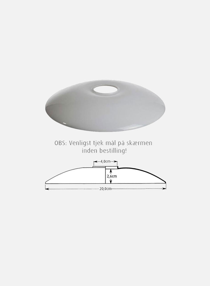 PH 2/1 taklampe reserveglass
