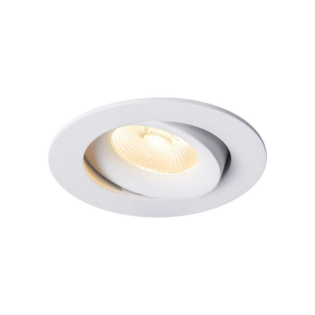 Aliki downlight lavtbyggende tiltbar 8W 2700K IP44 RA90