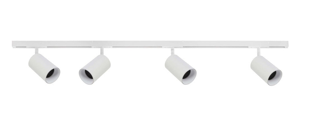 Designline Tube Pro komplett pakke: 1,9 meter skinne m/4 spotter for GU10