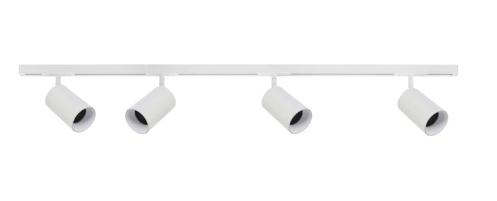 Designline Tube Pro komplett pakke: 1,9 meter skinne m/4 spotter for GU10