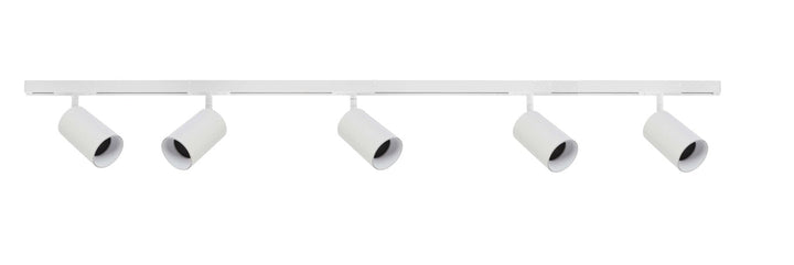 Designline Tube Pro komplett pakke: 1,9 meter skinne m/5 spotter for GU10