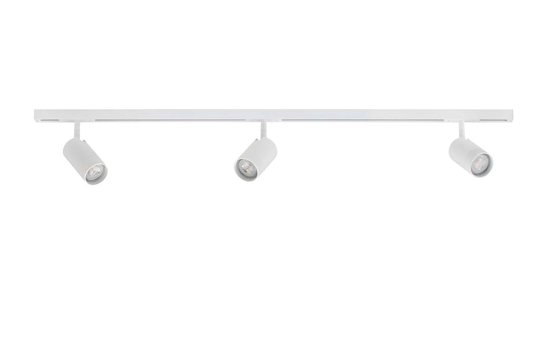 Designline Tube komplett pakke: 1 meter skinne m/3 spotter for GU10