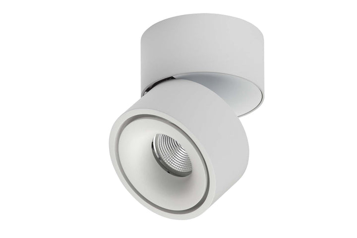 Easy W100 takspot 1 lys - med hull for ledning - dimbar