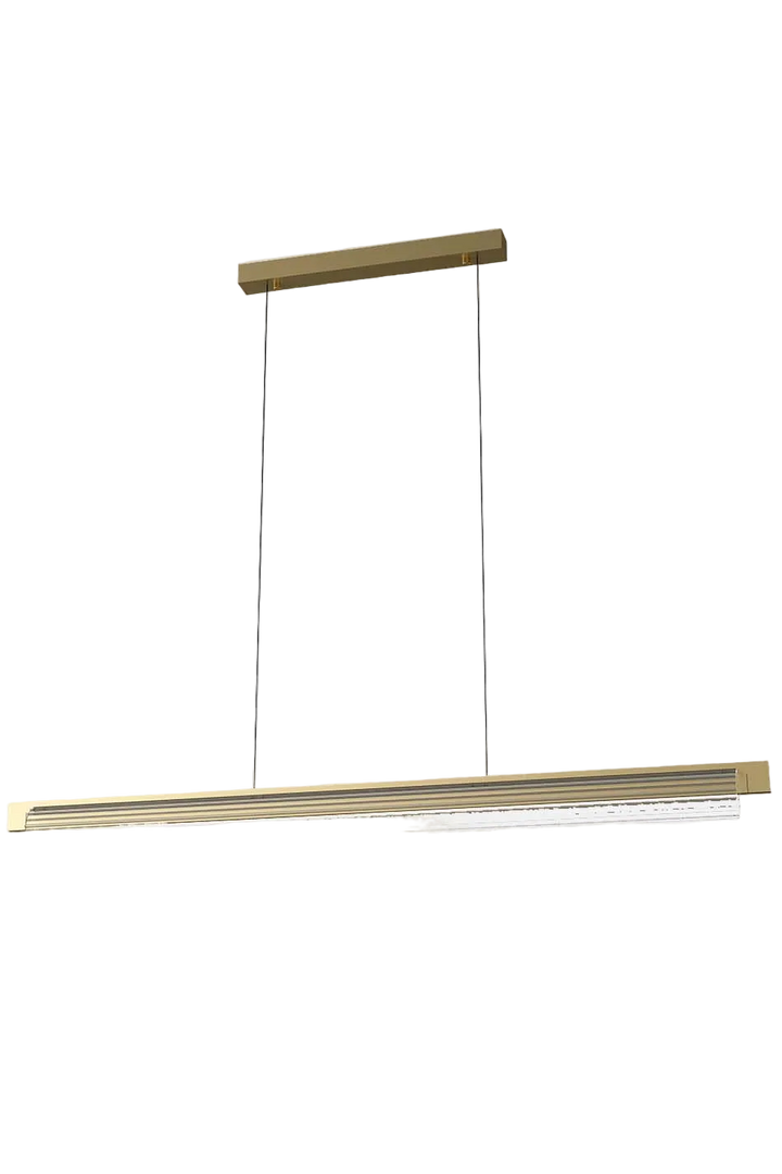 Lirra langbordslampe - rillet glass dimbar