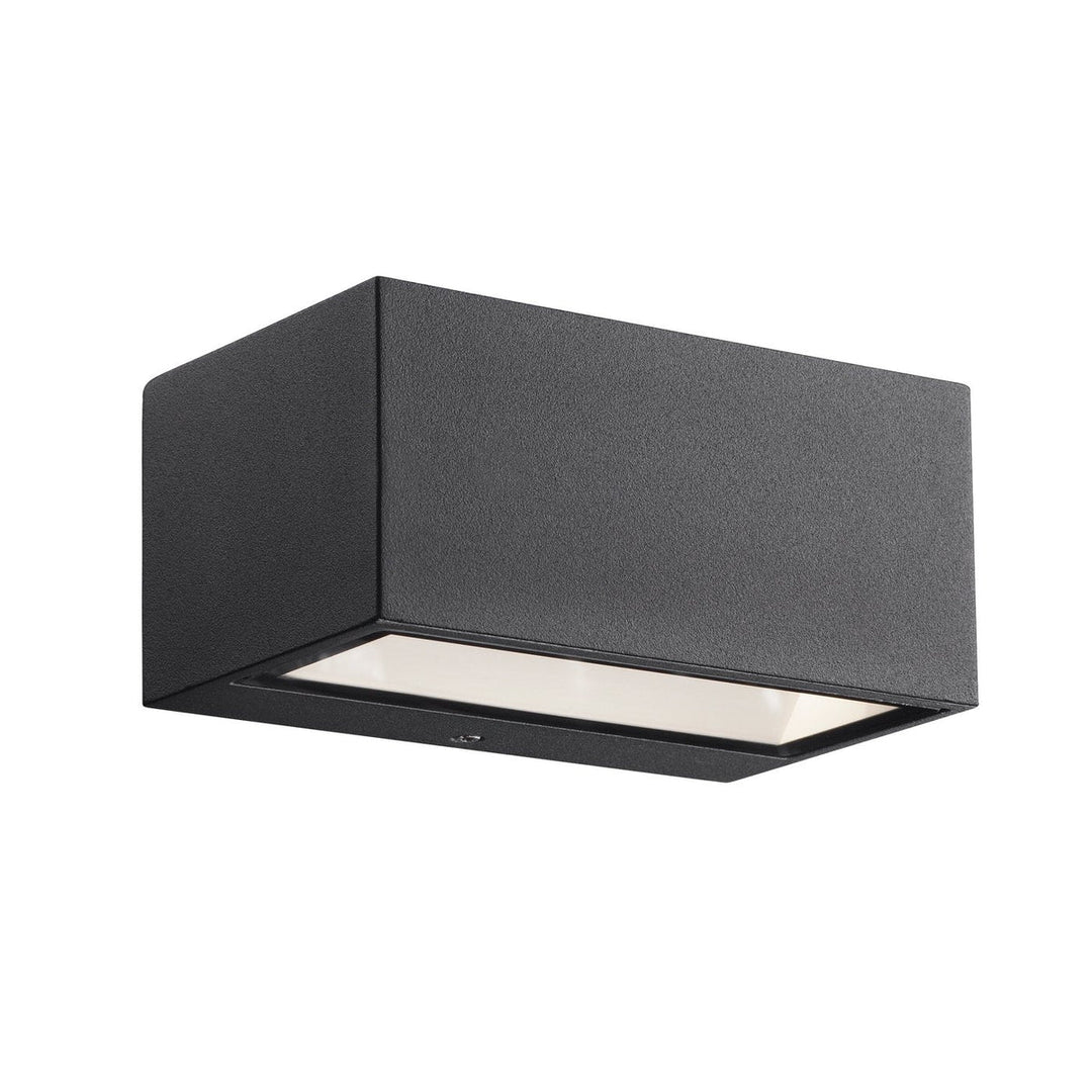 Nene vegglampe opp/ned utendørs IP54 6W 3000K - Svart