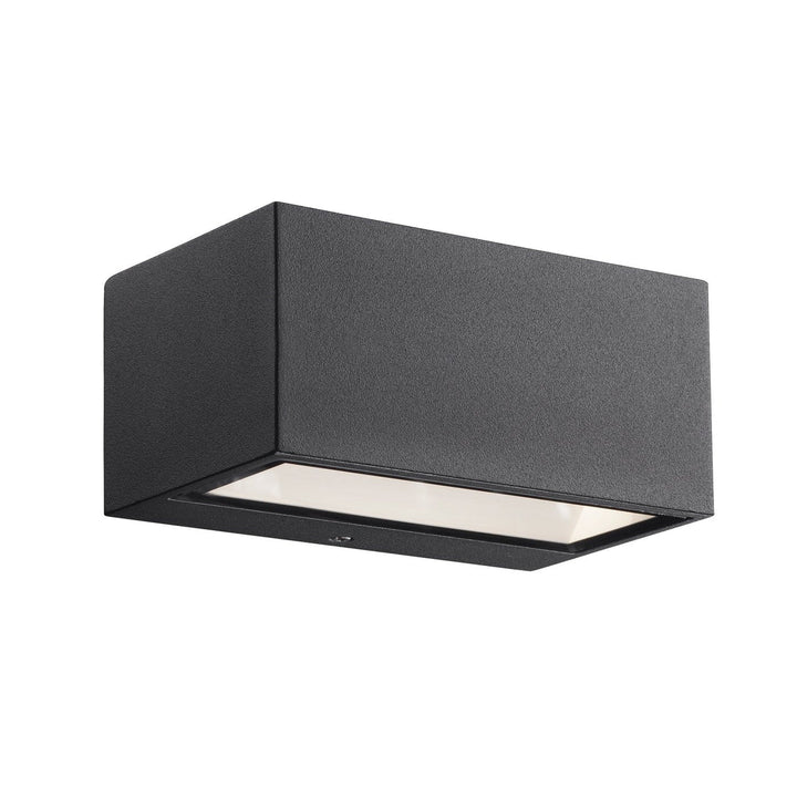 Nene vegglampe opp/ned utendørs IP54 6W 3000K - Svart