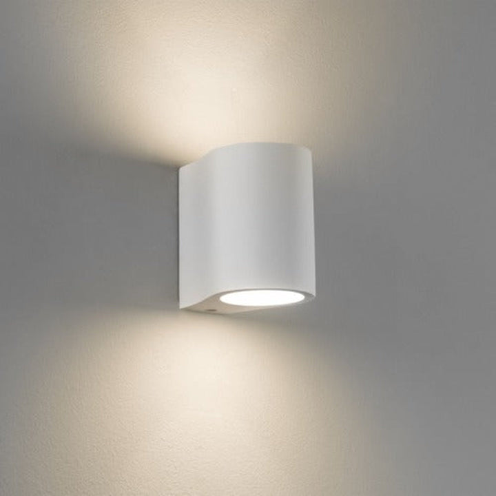 Pero vegglampe opp/ned IP20 G9 - Hvit