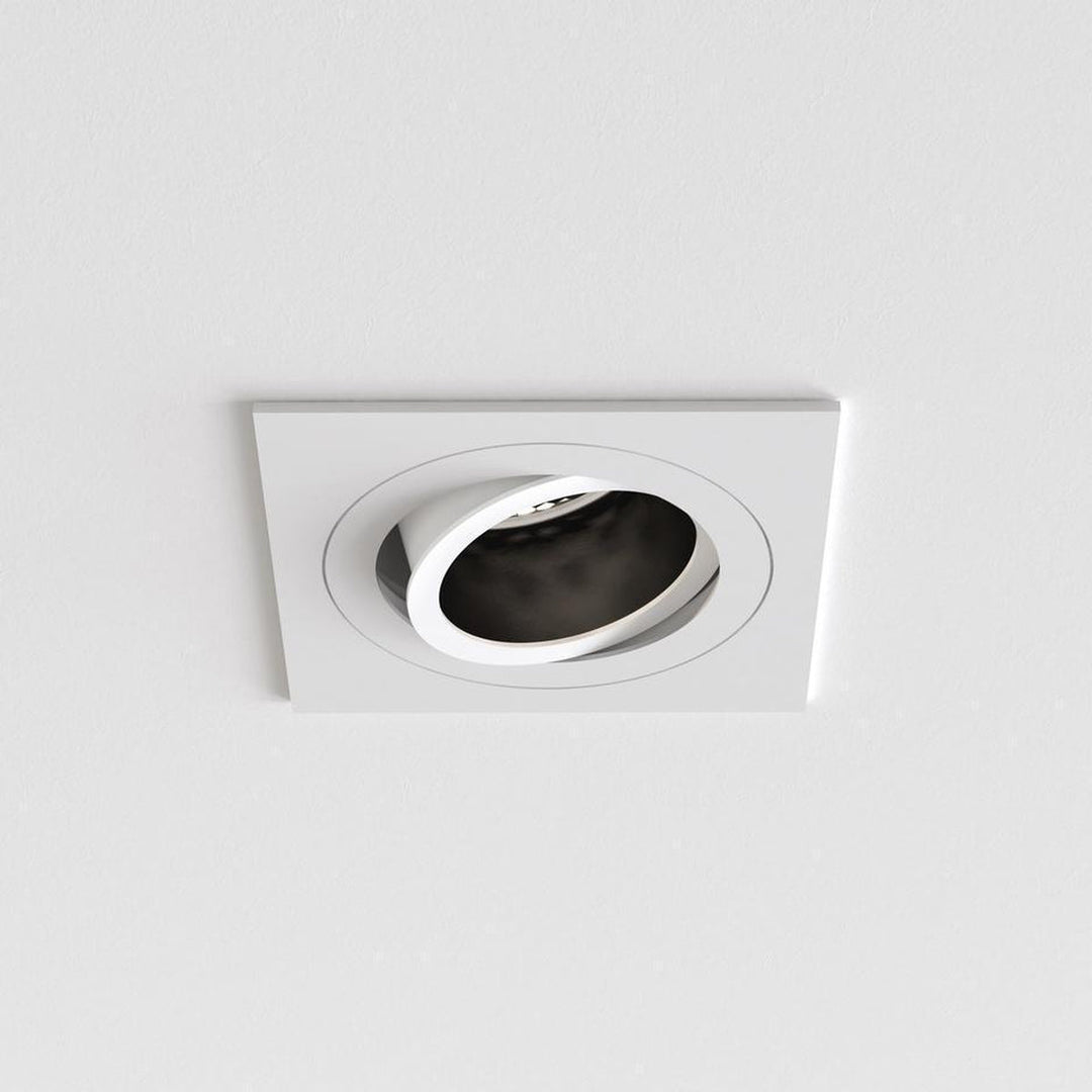 Pinhole Slimline Square justerbar spot GU10 - Hvit