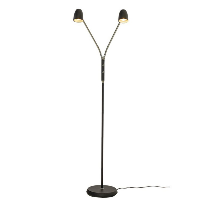 Sandnes gulvlampe - 2 lys m/separat dimmer