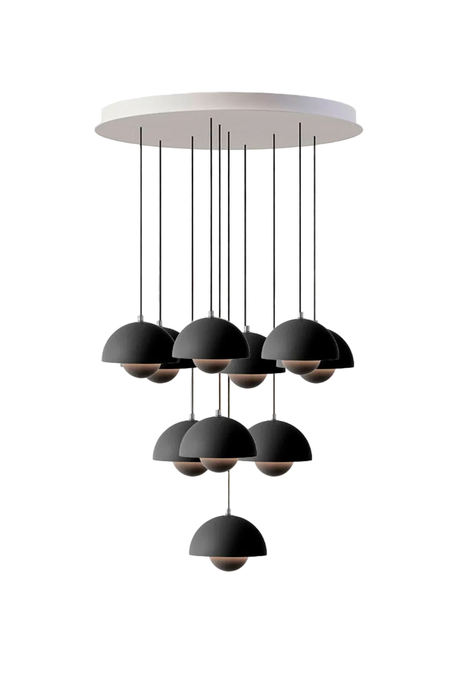 Flowerpot Chandelier VP1 10-lys Ø77
