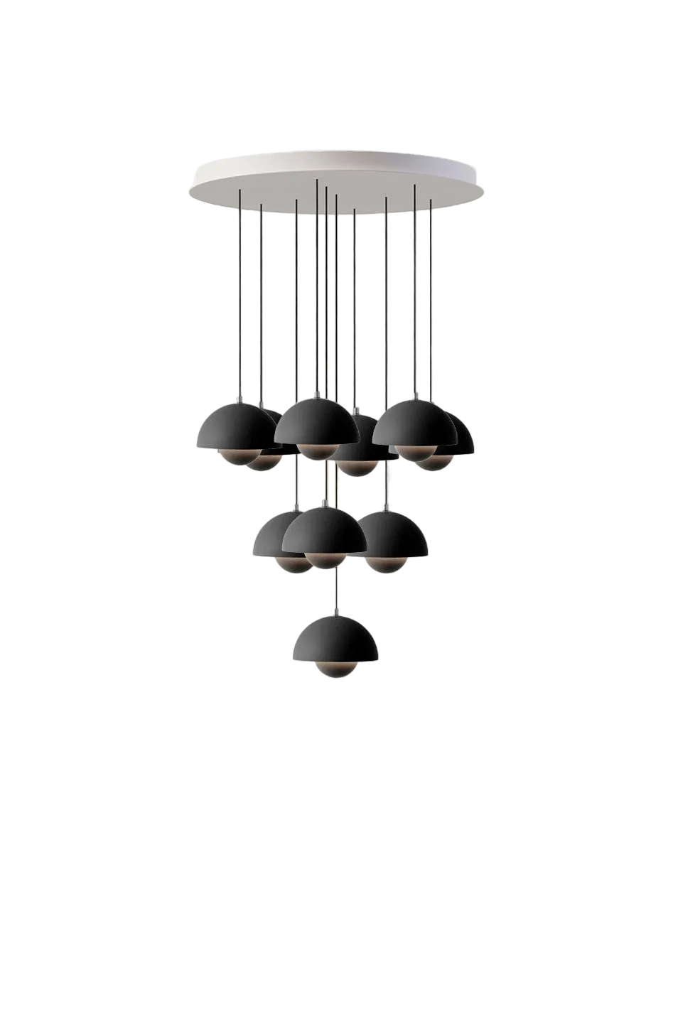 Flowerpot Chandelier VP10 10-lys Ø53